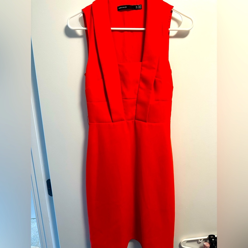 Karen Millen orange dress